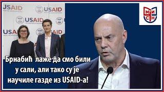 Брнабић, плаћеник УСАИД-а, је поново лагала! Нити смо били у сали скупштине нити смо за НАТО пакт!