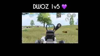 DWOZ 1v5 - I THINK THE BEST PUBG MOBILE #shorts