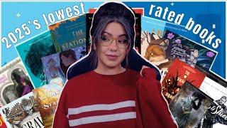 THE LOWEST RATED BOOKS I'VE READ THIS YEAR 