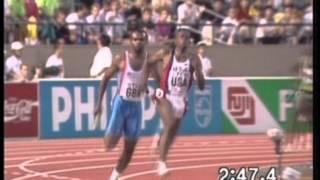 GBvs.USA.4x400m.1991- World Championships,Tokyo