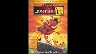Opening to The Lion King 1½ DVD (2004, Both Discs)