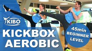 KIBO Kickbox-Aerobic Cardio Workout for Beginner 45min by Dr. Daniel Gärtner (English)