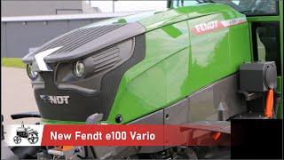 Fendt | New Fendt e100 Vario | The battery-powered compact tractor | Fendt vario | TractorLab