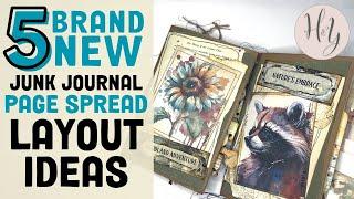 5️⃣ BRAND NEW ⭐️ Junk Journal Page Layout Ideas | Hither and Yon Studio