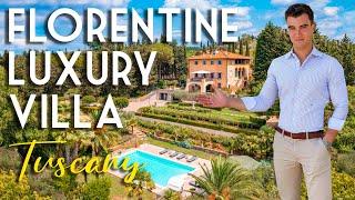 MAJESTIC LUXURY VILLA WITH CHIANTI CLASSICO VINEYARDS FOR SALE IN TUSCANY | ROMOLINI