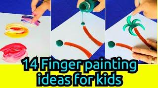 14 EASY FINGER PAINTING IDEAS FOR KIDS