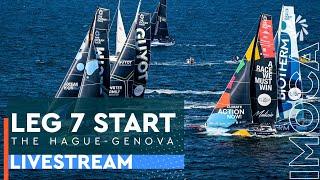 IMOCA Leg 7 Start: The Hague - Genova | The Ocean Race 2022-23