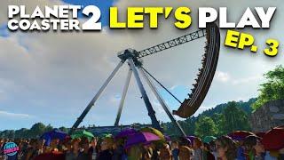 Learning & Ships. Let's Play Planet Coaster 2 - Episode 3. Let's Play / Easy Challenge Mode