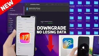 Downgrade iOS 17 to iOS 16 Without Losing Data