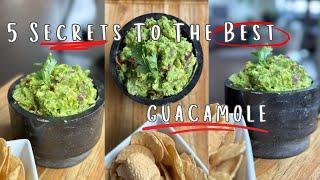 5 Secrets to the Best Guacamole | Creamy Full of Flavor | Healthy Fats Plus Fiber