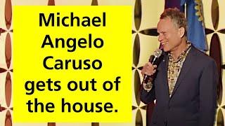 "Can I touch you, sir?"  Michael Angelo Caruso works an audience of 400 leaders