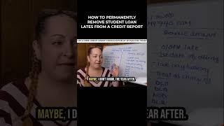 Student Loan Late Payment Removal Hack