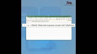 Tally Prime 4.0 |  The new excel import function