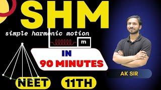 Complete SHM In 90 Minutes | SHM Class 11 physics | SHM Class 11 | SHM Class 11 Physics NEET | NEET