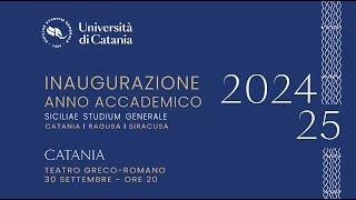 Inaugurazione 590° anno accademico Università di Catania