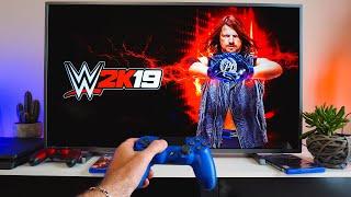 WWE 2K19- PS4 POV Gameplay Test, Unboxing