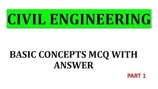 Basic knowledge for civil engineers MCQ with answers | Technical Civil In Tamil