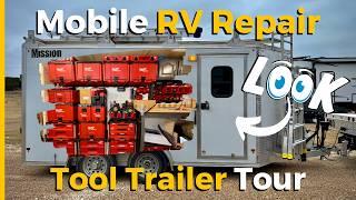  Milwaukee Packout Setup Update // Tool Trailer Tour // Mobile RV Repair Setup! 