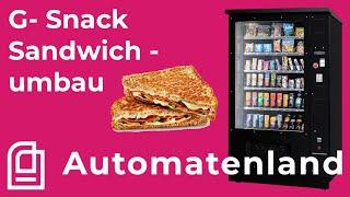 Sandwich Einsatz für G-Snack Vendo #OnkelKramer Academy