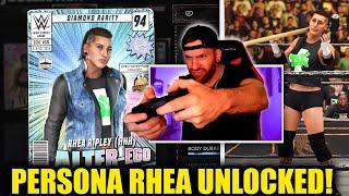 *NEW PERSONA CARD UNLOCKED* Alter Ego Rhea Ripley Has Arrived! WWE 2K24 MyFACTION Gameplay