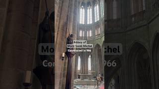 Abbey of Saint Mt Michel ~ Constructed in 966 ~ must visit in France #sacredsites