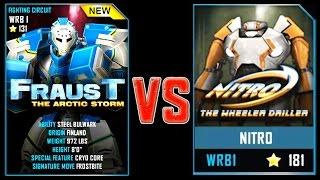 REAL STEEL WRB Fraust VS Nitro New Robots UPDATE (Живая сталь)
