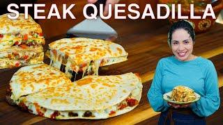 Melt in your mouth, cheesy STEAK QUESADILLAS | Mexican Food | Villa Cocina