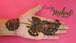 Easy Mehndi Design Tutorial For Beginners | mehndi design for hand