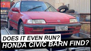 My new "Barn find" Ef honda civic