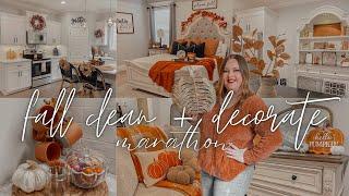 FALL DECORATE WITH ME MARATHON | FALL CLEAN AND DECORATE | FALL DECOR IDEAS | FALL DECORATING