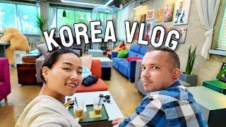 Korea Vlog  Chillin' in Our Hood, Cafe Hopping & Gangnam