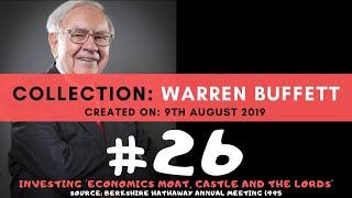 Warren Buffett: Deep Dive Into Economic Moats | BRK 1995【C:W.B Ep.26】