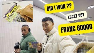 Franc 60000 || lucky || swiss vlog || Tibetan vlogger || bir ||