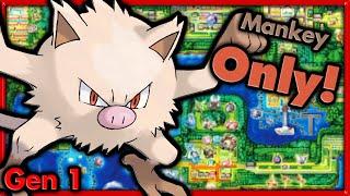 Can I Beat Pokemon Red with ONLY Mankey?  Pokemon Challenges ► NO ITEMS IN BATTLE