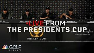 Internationals discuss 'incredible' Day 2 showing | Live From the Presidents Cup | Golf Channel