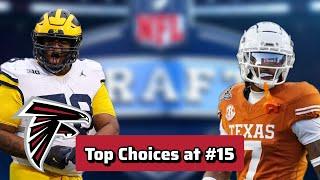 Atlanta Falcons BEST fits with 15th pick!