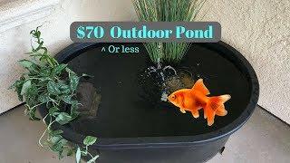 How to make a pond for under $70