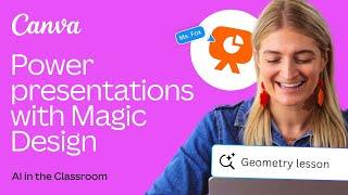 Create powerful Presentations with Magic Design
