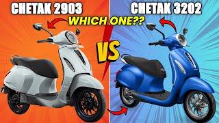 Which BAJAJ Chetak Model Should You Choose ! Chetak 2903 OR Chetak 3202 ! Electric Scooter