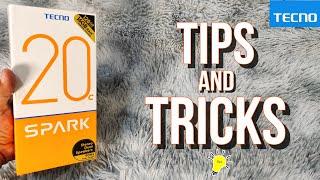 TECNO SPARK 20C TIPS AND TRICKS 2024