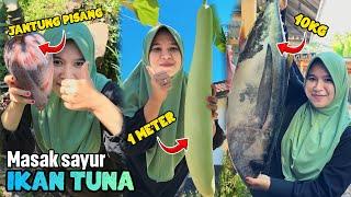 Masak sayur dan ikan tuna | Petik sayuran liar disawah