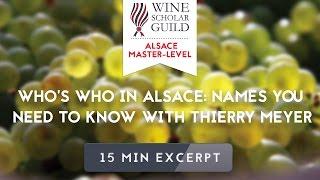 Who’s Who in Alsace with Thierry Meyer