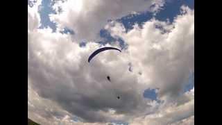 Paragliding. Параплан. Затяжка на лебёдке.   GOPR0490