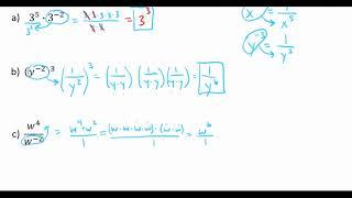 How to simplify expressions involving negative exponents