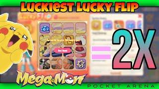 MY LUCKIEST LUCKY TURNABLE In MEGAMON | POCKET ARENA #megamon