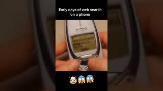 The first internet access on keypad phone #shorts