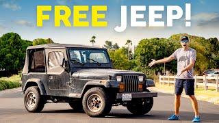 I Just Got a Free Jeep Wrangler YJ! Will it Run?