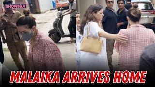 Malaika Arora Reaches Her Mother's Home After Her Father Anil Mehta Passes Away