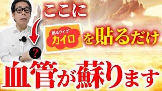 【最新の研究で判明】カイロを〇〇に貼るだけで血管が再生！超簡単に腎臓も回復する凄ワザを教えます