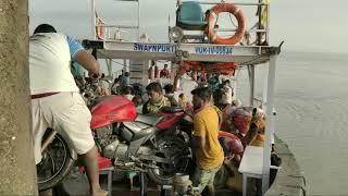 NAVI MUMBAI TO ALIBAUG On Bike In Just 75 Rs. By Ferry | Karanja Jetty To Revas Jetty .